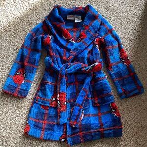 Spiderman Blue and Red Kids Pajama Robe